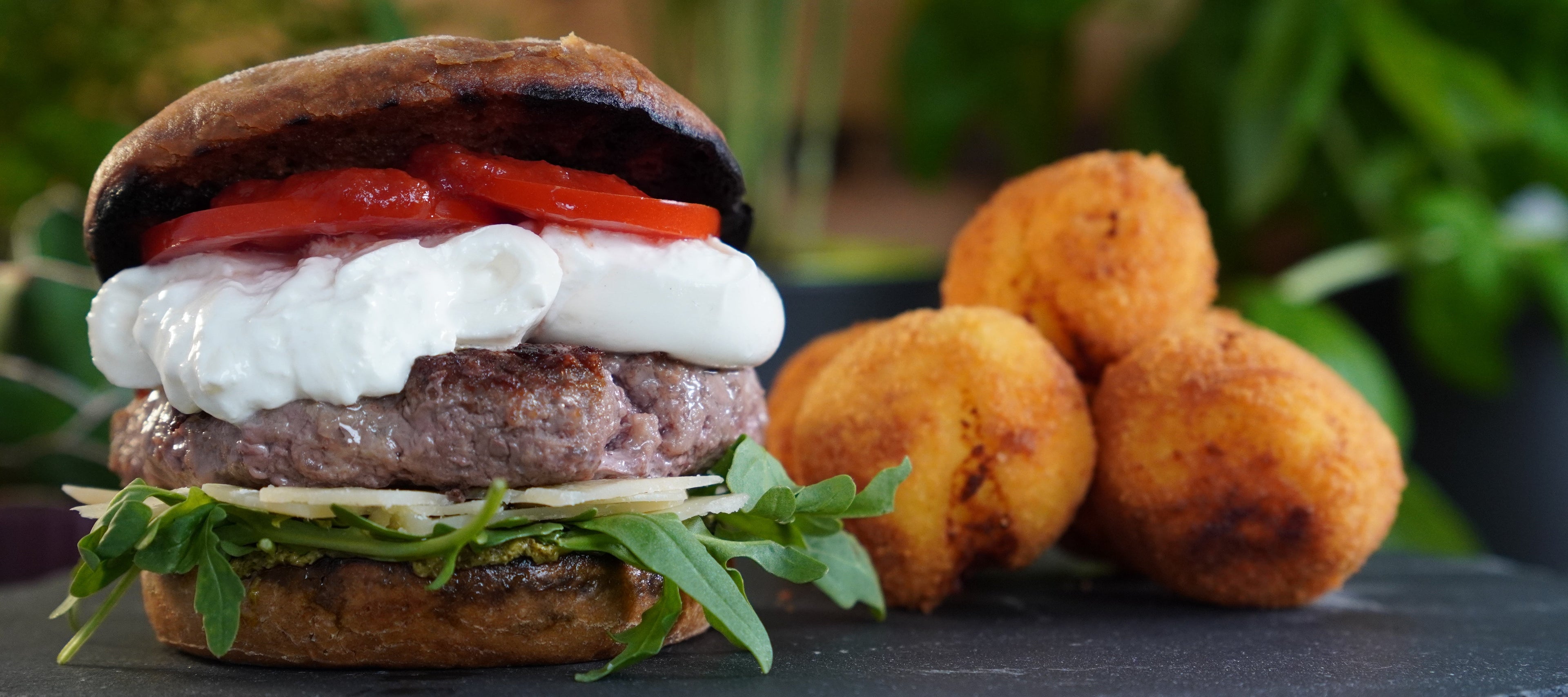 Italian Style Chianina-Burrata Burger Rezept