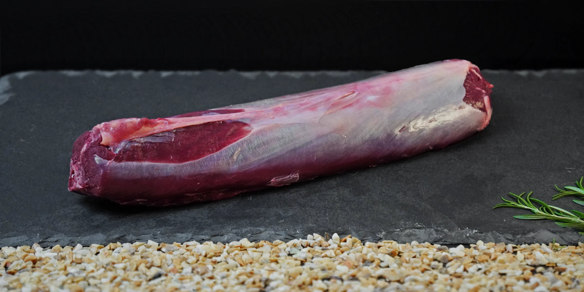 Gamsbock - Rücken mit Knochen